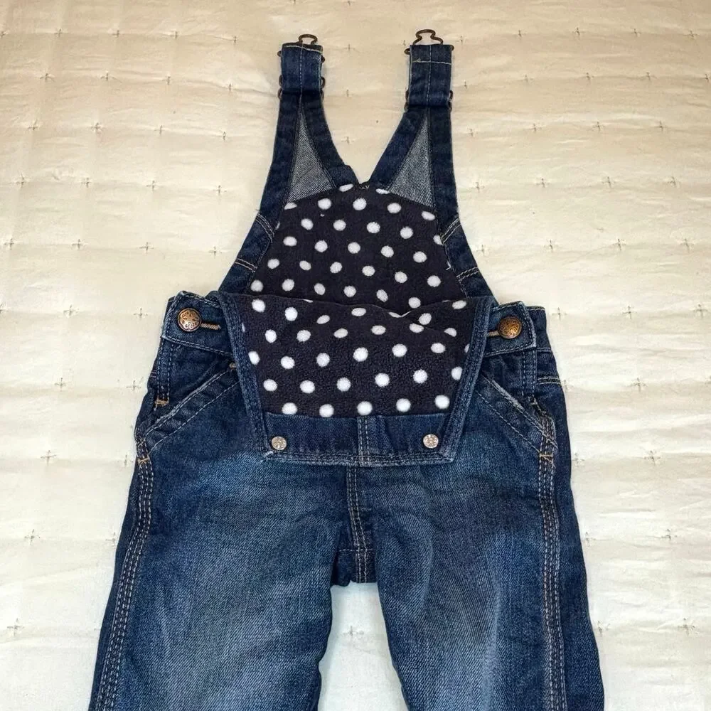 Oshkosh B'gosh Fleece Lined Overalls Boys/Girls 6M